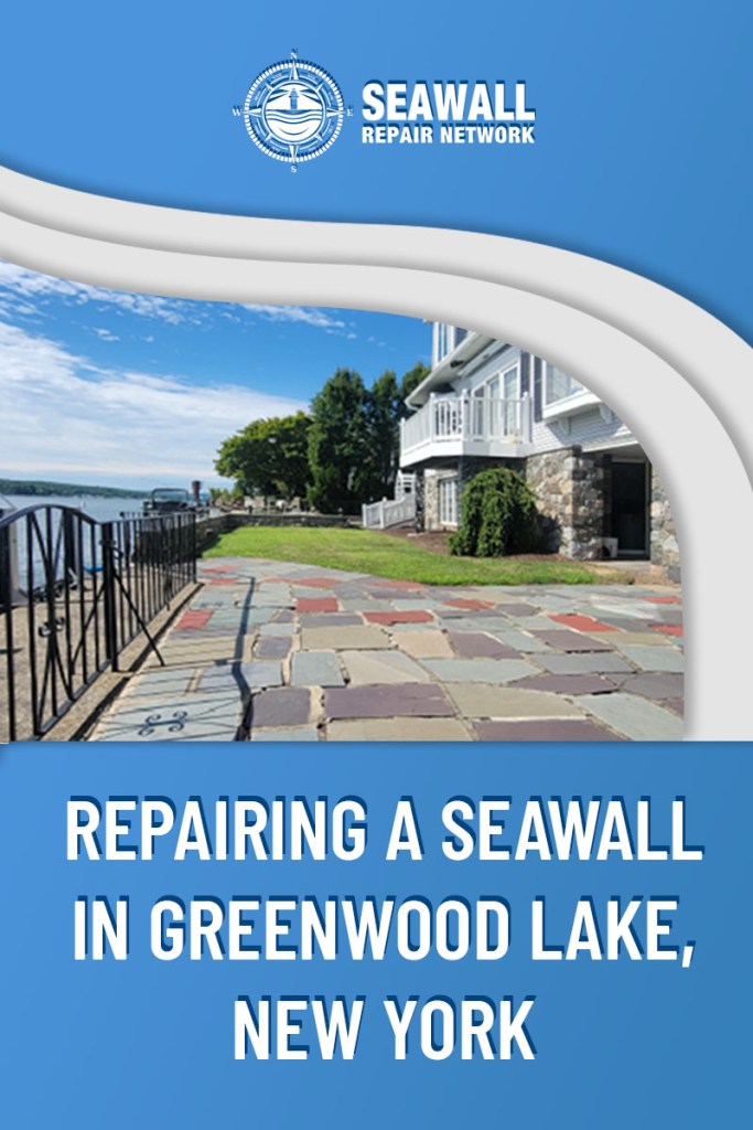 Repairing a Seawall in Greenwood Lake, New York Acelution